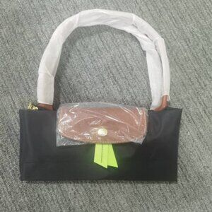 Longchamp Le Pliage Black Tote Shoulder Bag Travel Bag